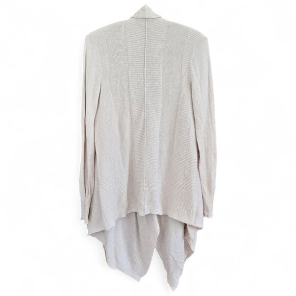 Calvin Klein Jeans Womens Open Front Beige Cardigan Small Lightweight Knit - Picture 2 of 9